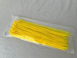 Fluoreszierende Kabelbinder Gelb - 88 Stk. L=300mm B=4.8mm