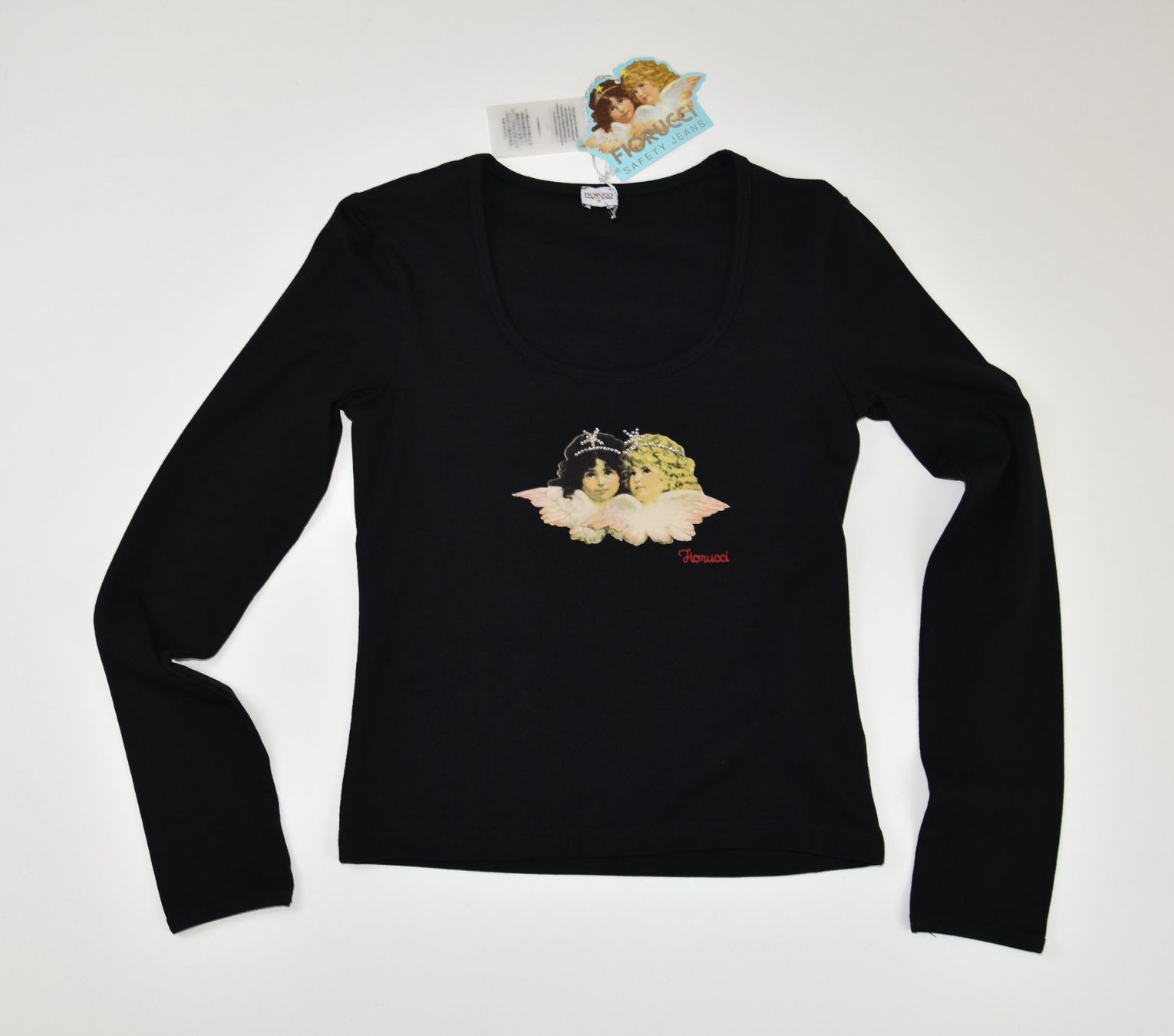 Maglioni & Felpe: FIORUCCI Damen Pullover/Made in Greece/LP:198Fr/schwa/XS/NEU – Nuovo e nell'imballaggio originale da Wohlenschwil venduto da ABC-Vintage 1