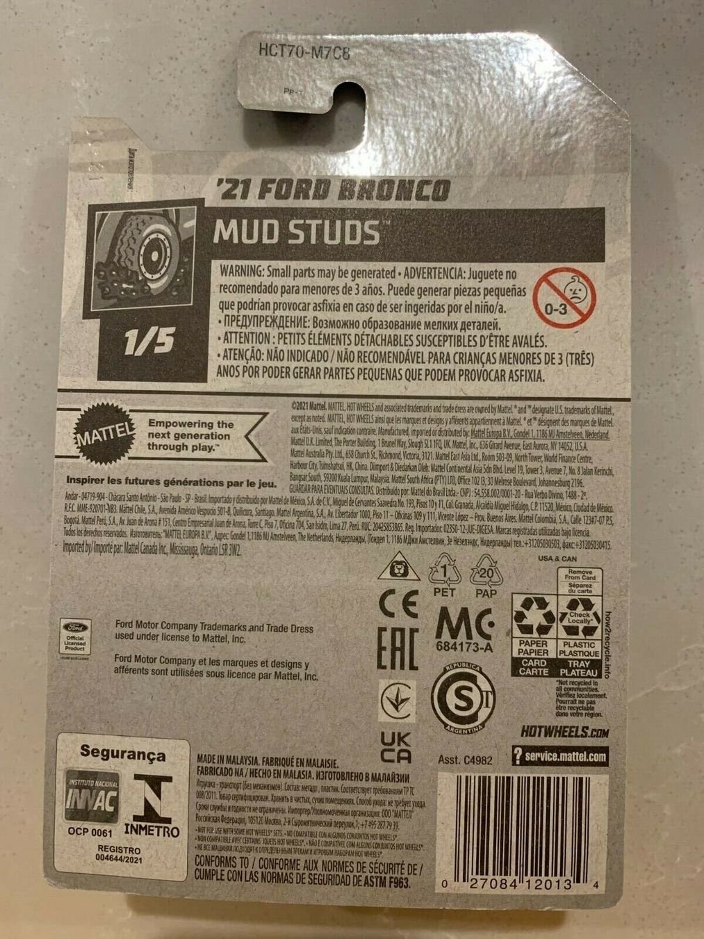 Hot Wheels Modellautos: 2021 Ford Bronco Grey - Hot Wheels – Neu (gemäss Beschreibung) aus Schwerzenbach von  5