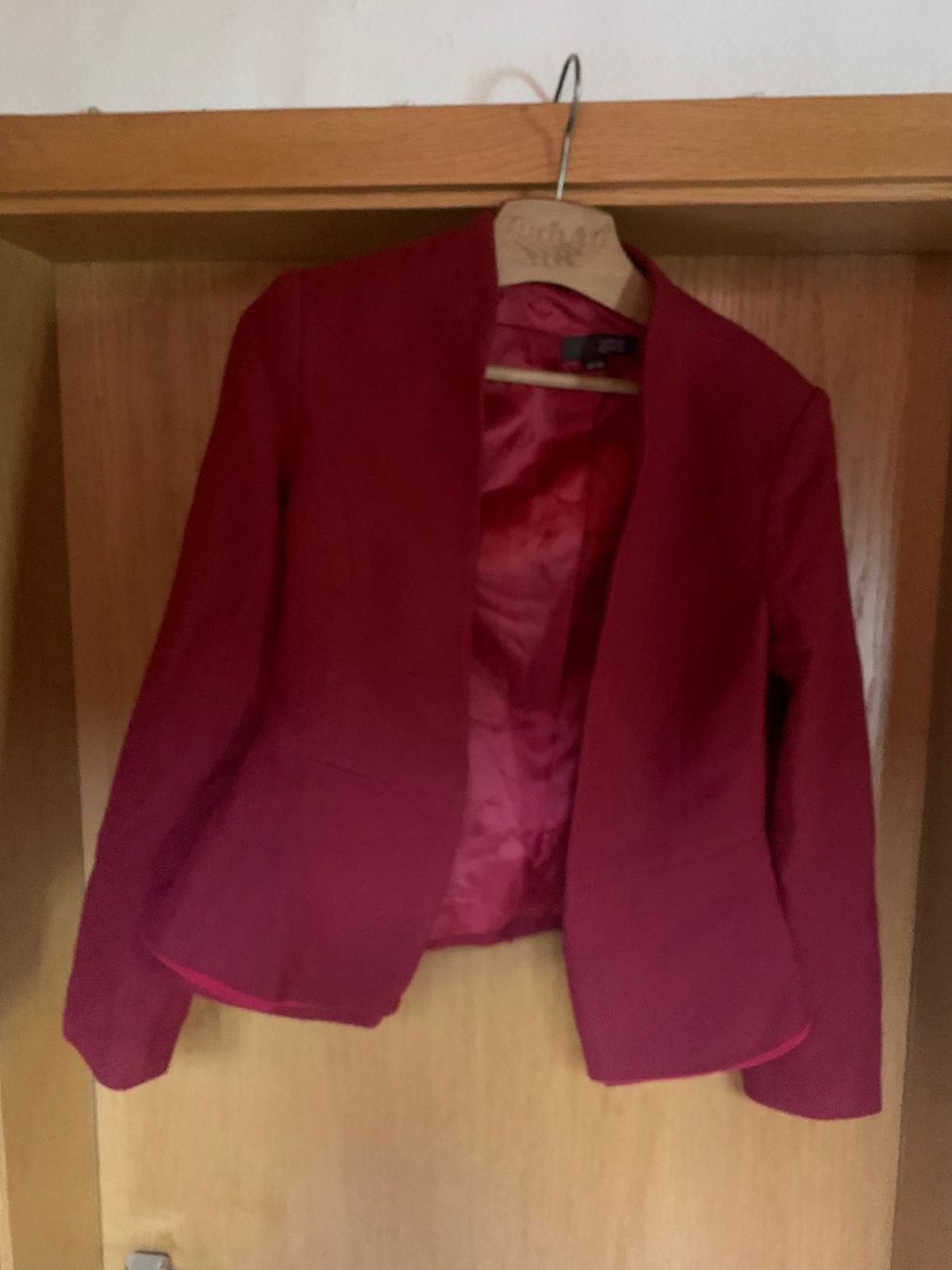 Giacche: Rote Blazer Jacke, Grösse 36 – Usato da Windisch venduto da Trudi45