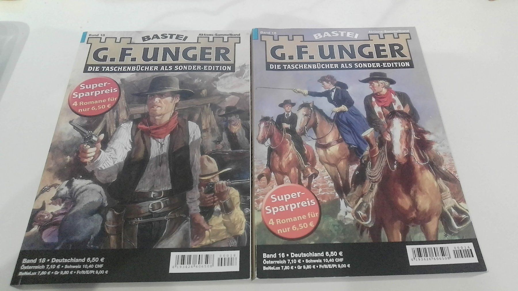 Libri: Western: G.F.Unger Div. Bänder – Usato da Siebnen venduto da Western-Roman