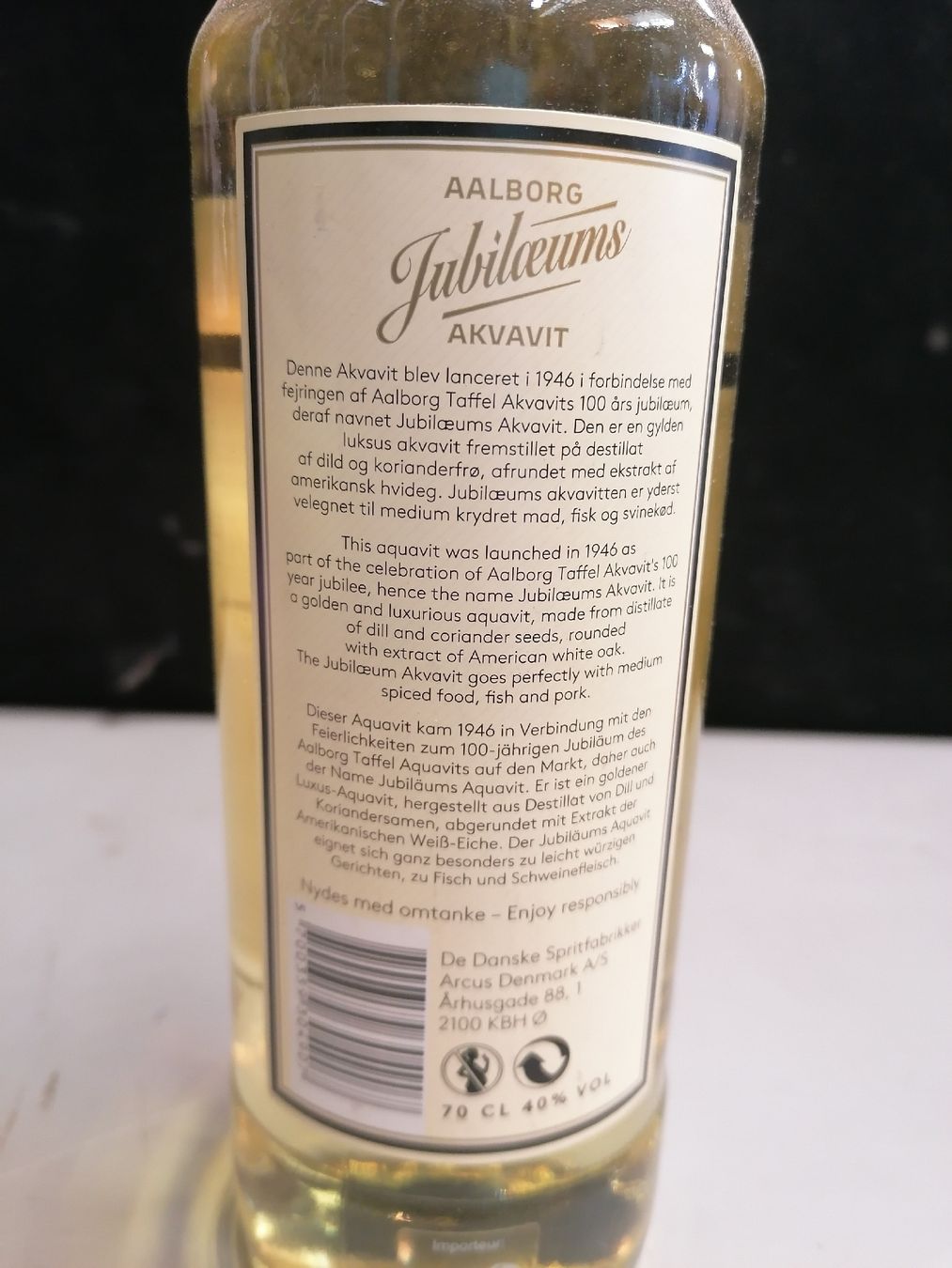 Spirituosen: AALBORG JUBILEUMS – Neu (gemäss Beschreibung) aus Genève von Leboucheoreilles 3