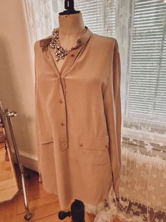 Akris Punto Seidenbluse , Gr.40, wie neu! Edel! Np:580.-