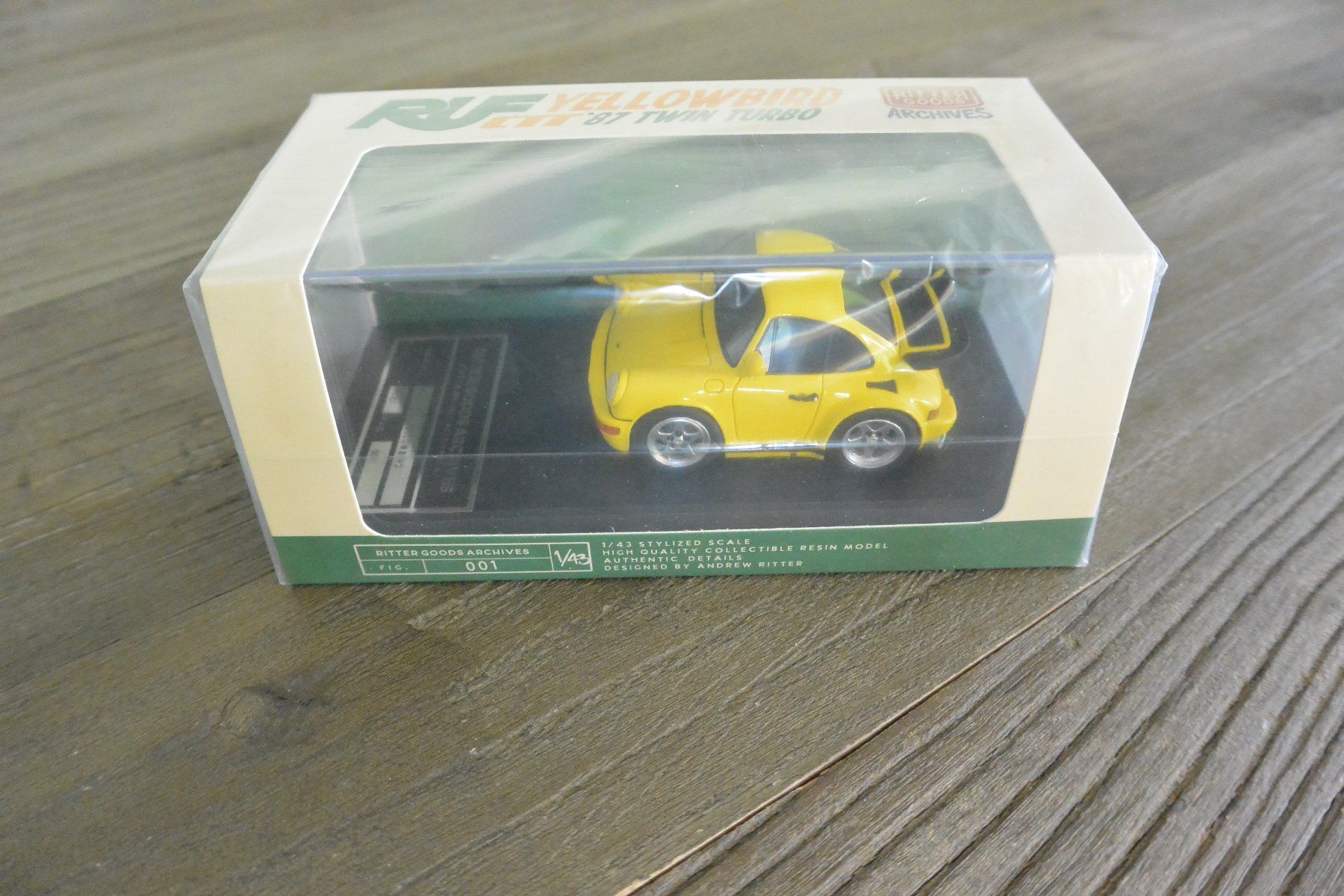 Porsche Modellini d'auto: RUF CTR YELLOW BIRD   1987   1:43 – Nuovo e nell'imballaggio originale da Laupen ZH venduto da Tremila 4