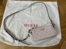 Guess Handtasche Weiss/Rosa