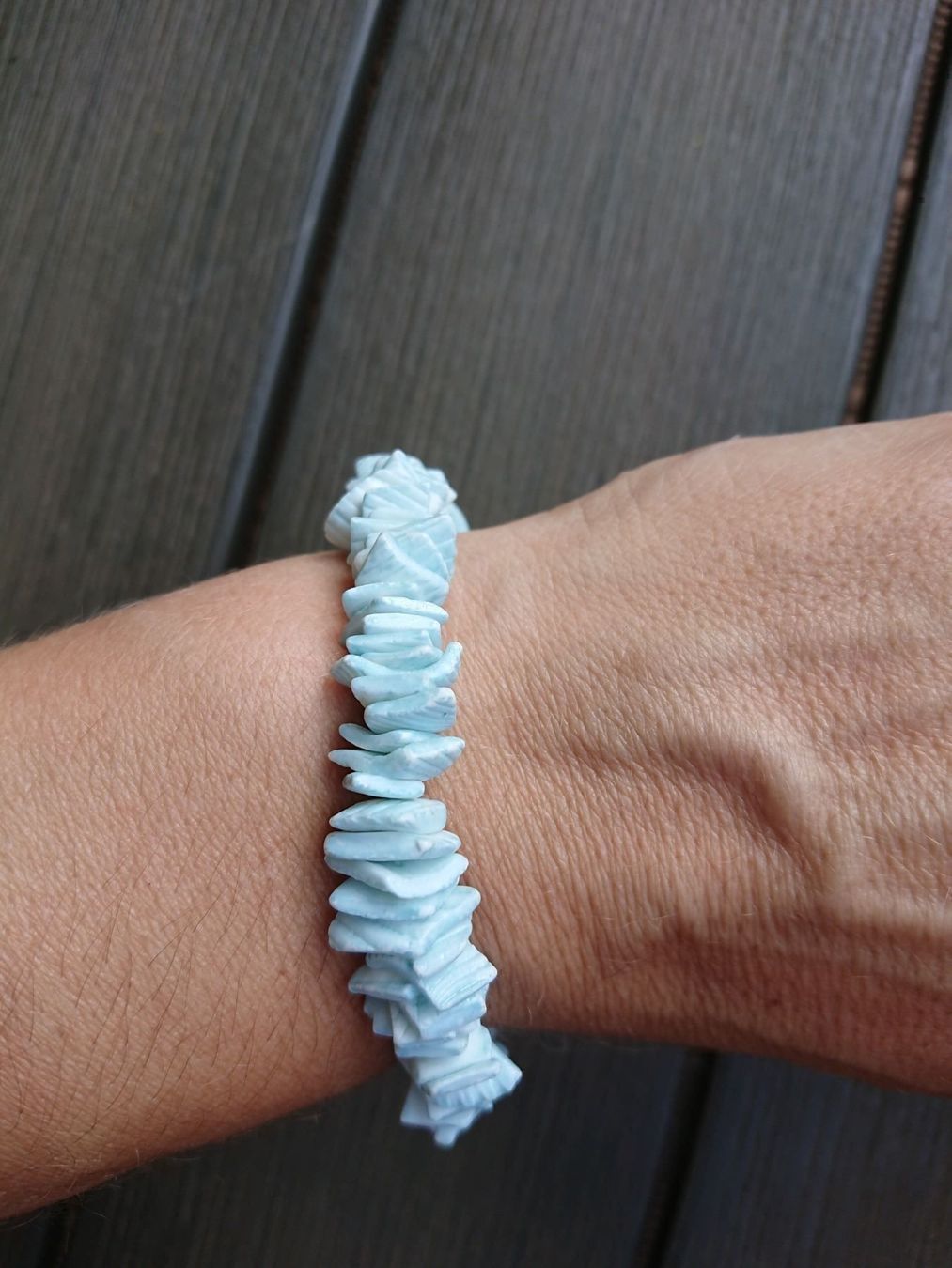 Armbänder & -reifen: Bracelet perles bleues coquillages NEUF – Neu (gemäss Beschreibung) aus Agiez von chouchanelle 1