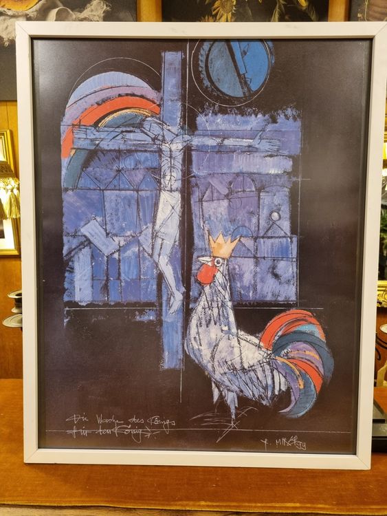 Rudolf Mirer Kunstposter 50×60 cm, Signatur im Druck (Gebraucht) in ...
