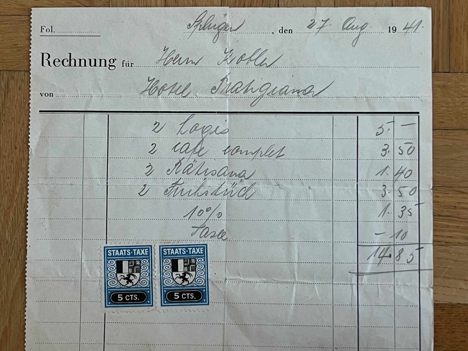 Tutti i francobolli: Diverse schöne Verrechnungs-, Telegrafenmarken – Usato da Romanshorn venduto da luxcollect 2
