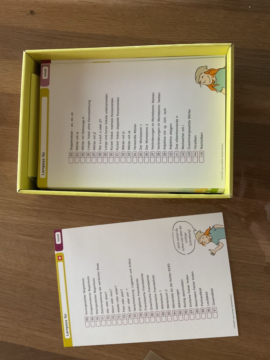 Libri: Logo Rechtschreibkartei Schubi – Nuovo (secondo la descrizione) da Vitznau venduto da stelli8030 4