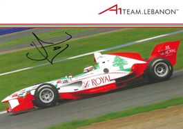 Autogrammkarte, A1 Team Libanon
