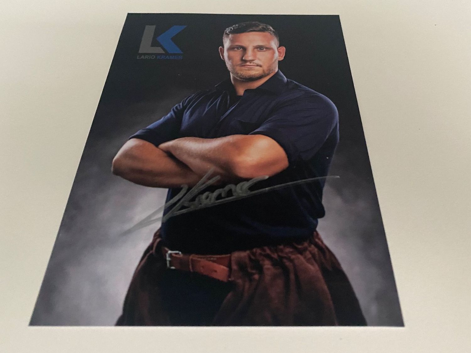 Autografi: Kramer Lario Autogrammkarte - Schwingen – Usato da Hergiswil LU venduto da FcMalkov