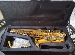 Saxophon Goldfarben, Top Zustand, Inkl. Zubehör!