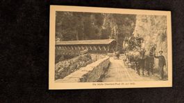 Ansichtskarte Die letzte Oberland-Post 1912 