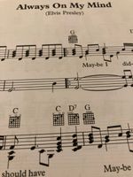 verkaufe Noten von Always on my mind - Elvis 