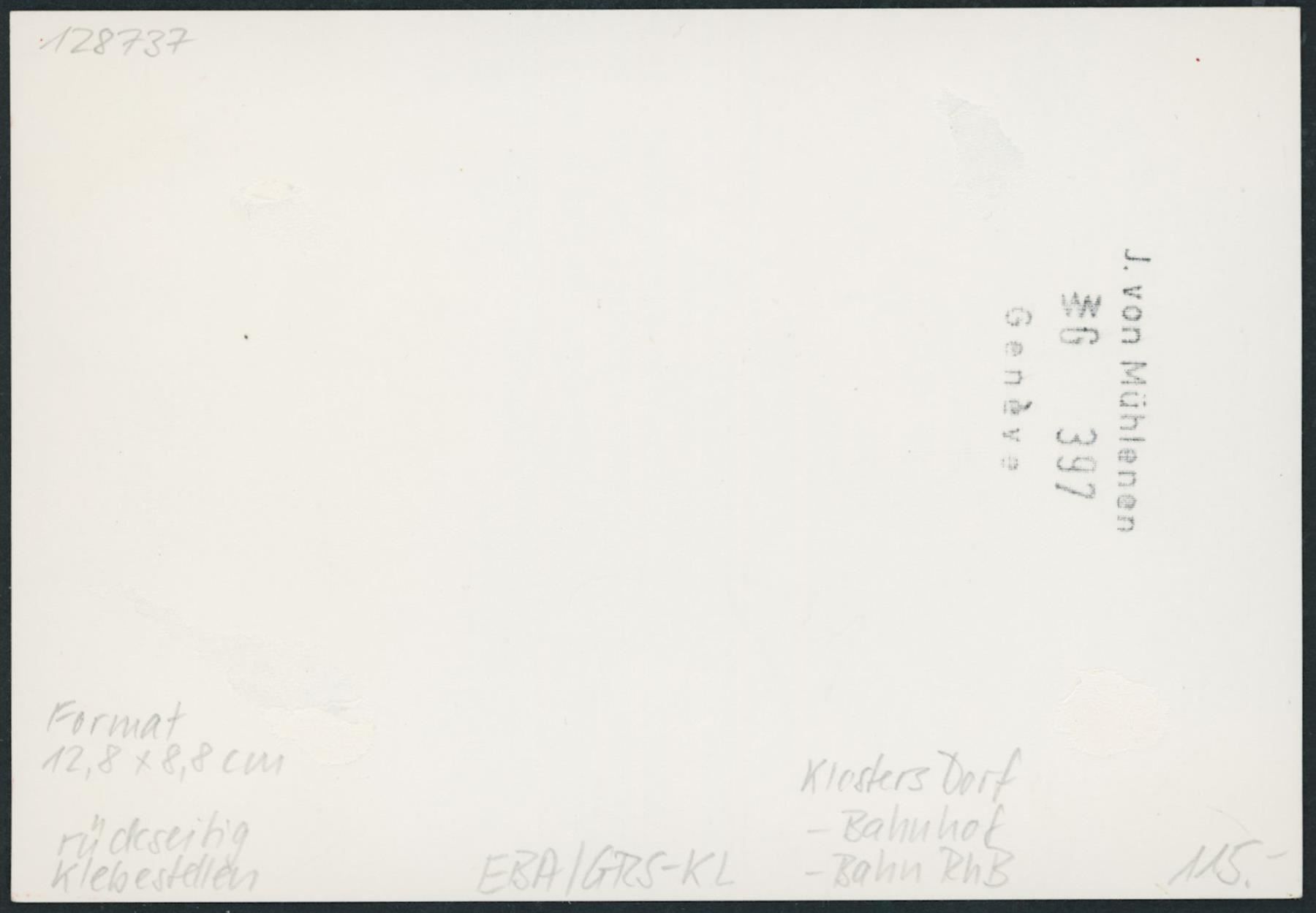 Cartoline postali: GRS Klosters Dorf - Rhätische Bahn RhB – Usato da Schindellegi venduto da leecollect 1