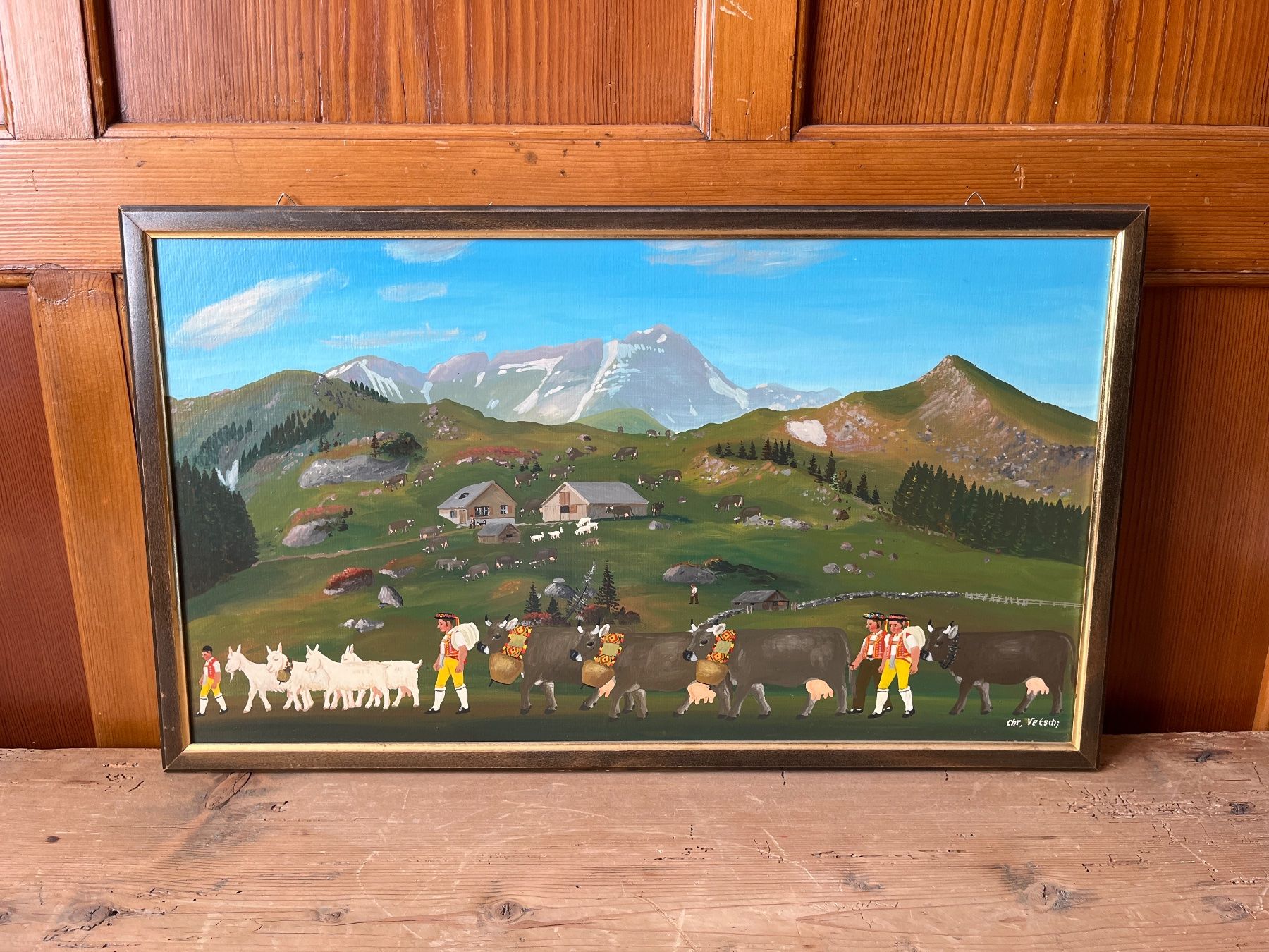 Gemälde: Christian Vetsch Altstätten – Gebraucht aus Untervaz von Kunstegga 1