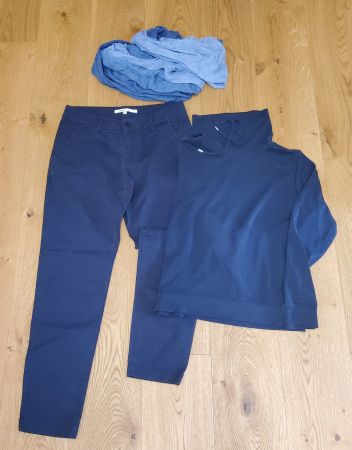 Kleiderpacket blau