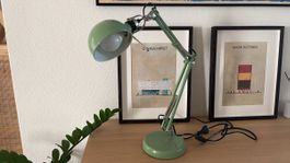 Schreibtischlampe verstellbar grün guter Zustand