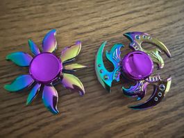 2x Fidget-Spinner: sensorisches Stressabbau Drehspielzeug