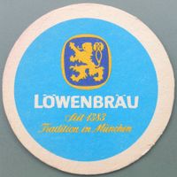 Bierdeckel - Löwenbräu München D