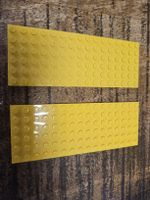 lego 3027 lot de 2 pièces Yellow Plate 6 x 16