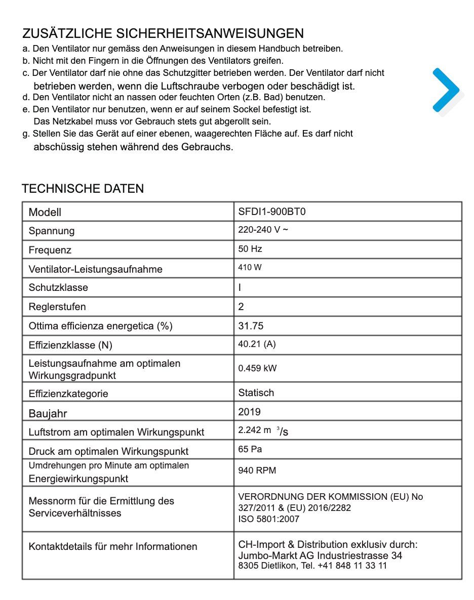 Ventilatori: Ayce Industrieventilator SFD36, super Zustand – Usato da Waldenburg venduto da aurelie2t 4