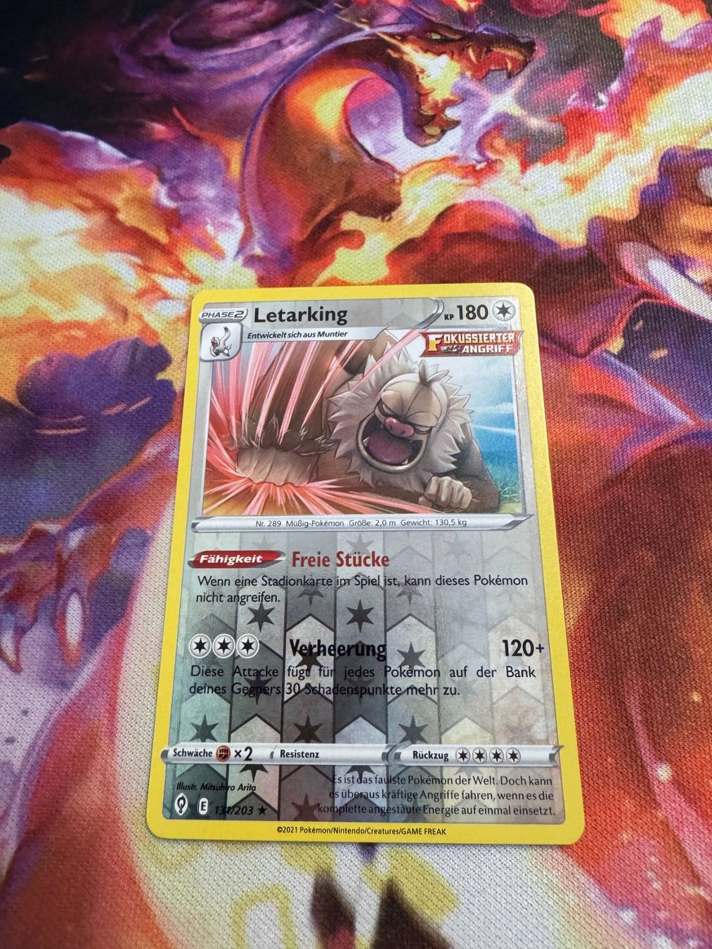Pokémon Sammelbilder & Trading cards: Letarking (EVS 131) / Reverse Holo / Drachenwandel – Neu (gemäss Beschreibung) aus Bülach von CherryBlu