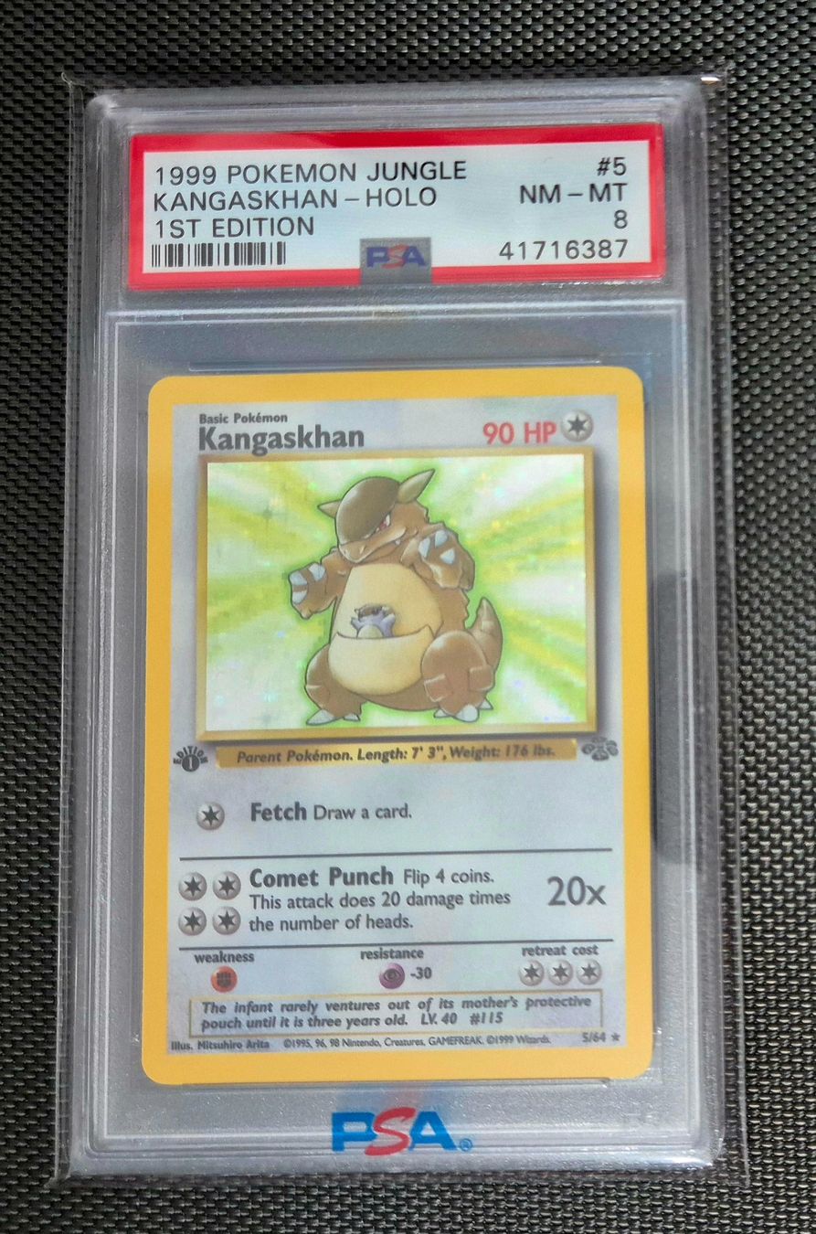 Giochi: Pokemon - Kangaskhan PSA 8 Holo first Edition – Nuovo (secondo la descrizione) da Urdorf venduto da amarzehic