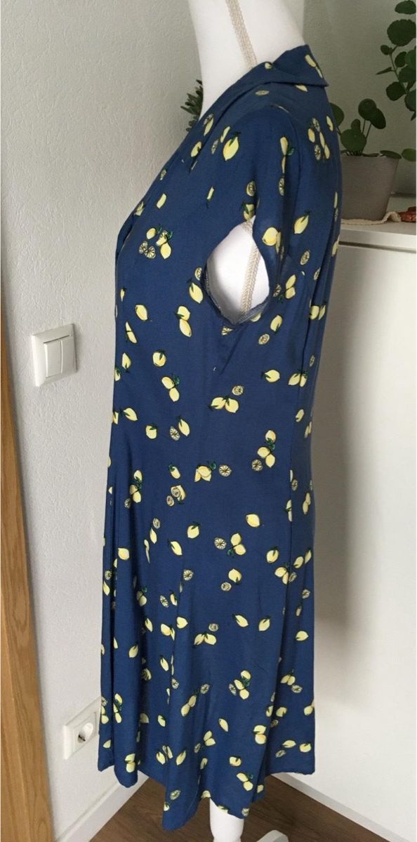 Vestiti: Dress in Blue with Lemon Pattern – Nuovo (secondo la descrizione) da Horgen venduto da len_qjz9 3