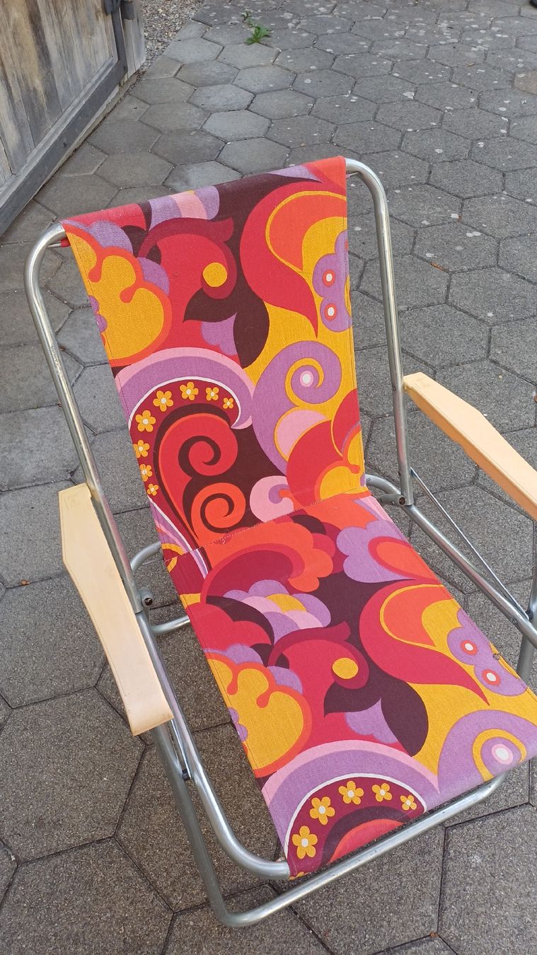 Chaises: Camping Stuhl 70er Jahre  – D'occasion à Flawil par Naphtali