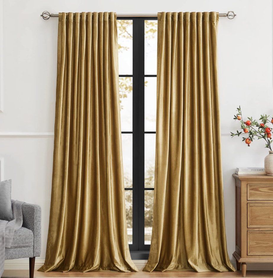 Vorhänge: Vorhänge Samt 2er Set BxH 132x274cm – Neu und originalverpackt aus Adlikon b.Regensdorf von MK-VORHANGSERVICE