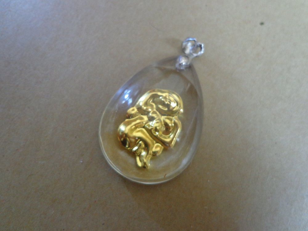 Pendentif Cœur En Or 18K Avec Chiffre 13 - Porte-bonheur Vintage Des Années 60 - Occasion