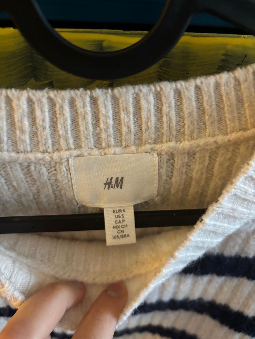 H&M Maglioni & Felpe: H&M Strickpullover, Grösse S, blau gestreift – Usato da Bülach venduto da reaos 2