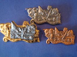 Plaketten Satz 2007 Gold-Silber-Kupfer