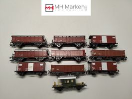 Liliput 10-Teiliges Set SBB CFF FFS Güterwagen DC H0 mit OVP