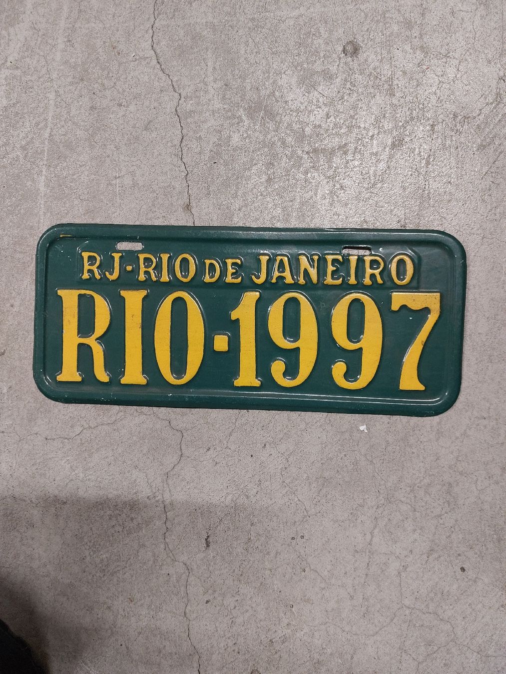 Insegne: Autonummernschild Rio de Janeiro – Usato da Uster venduto da Gery8