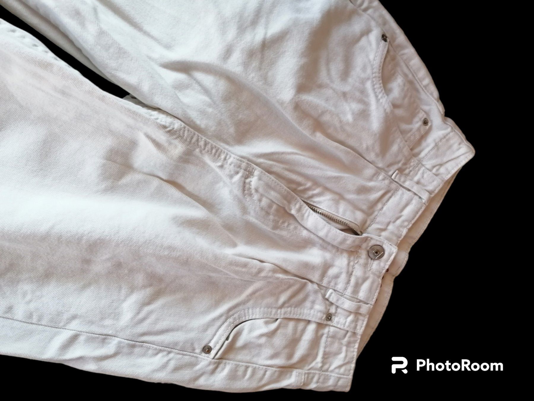 Jeans: Pantalon, jean,bas, pantalon blanc – Usato da Montcherand venduto da petiteoune75 2