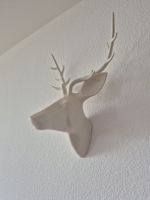 Deer Head Wall Mount Decor - metal