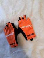 Guanti ciclismo Santini Grafinvest arancioni senza dita