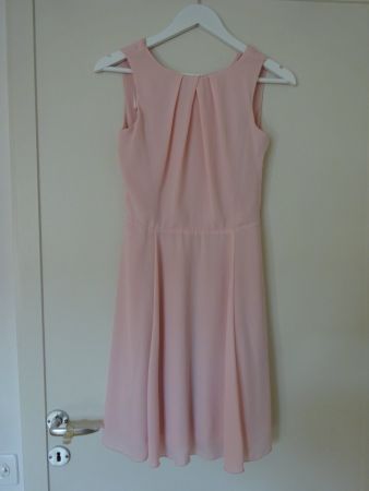 Sommerkleid Rosé mit Spitze