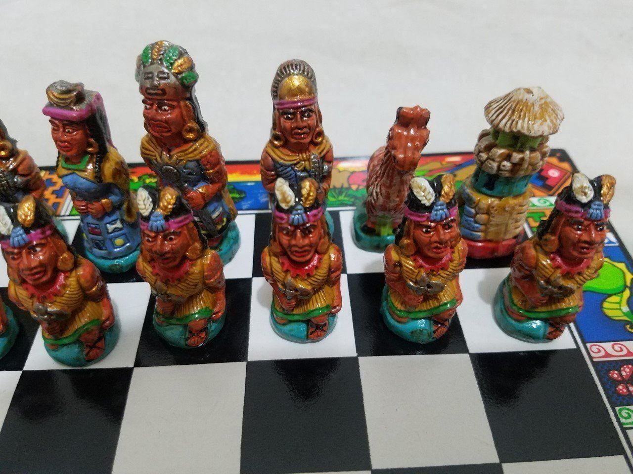 Giochi: PERU: Schach, Handarbeit aus Holz, NEU! – Nuovo (secondo la descrizione) da Lima- Peru venduto da Alpaka-Haus 2