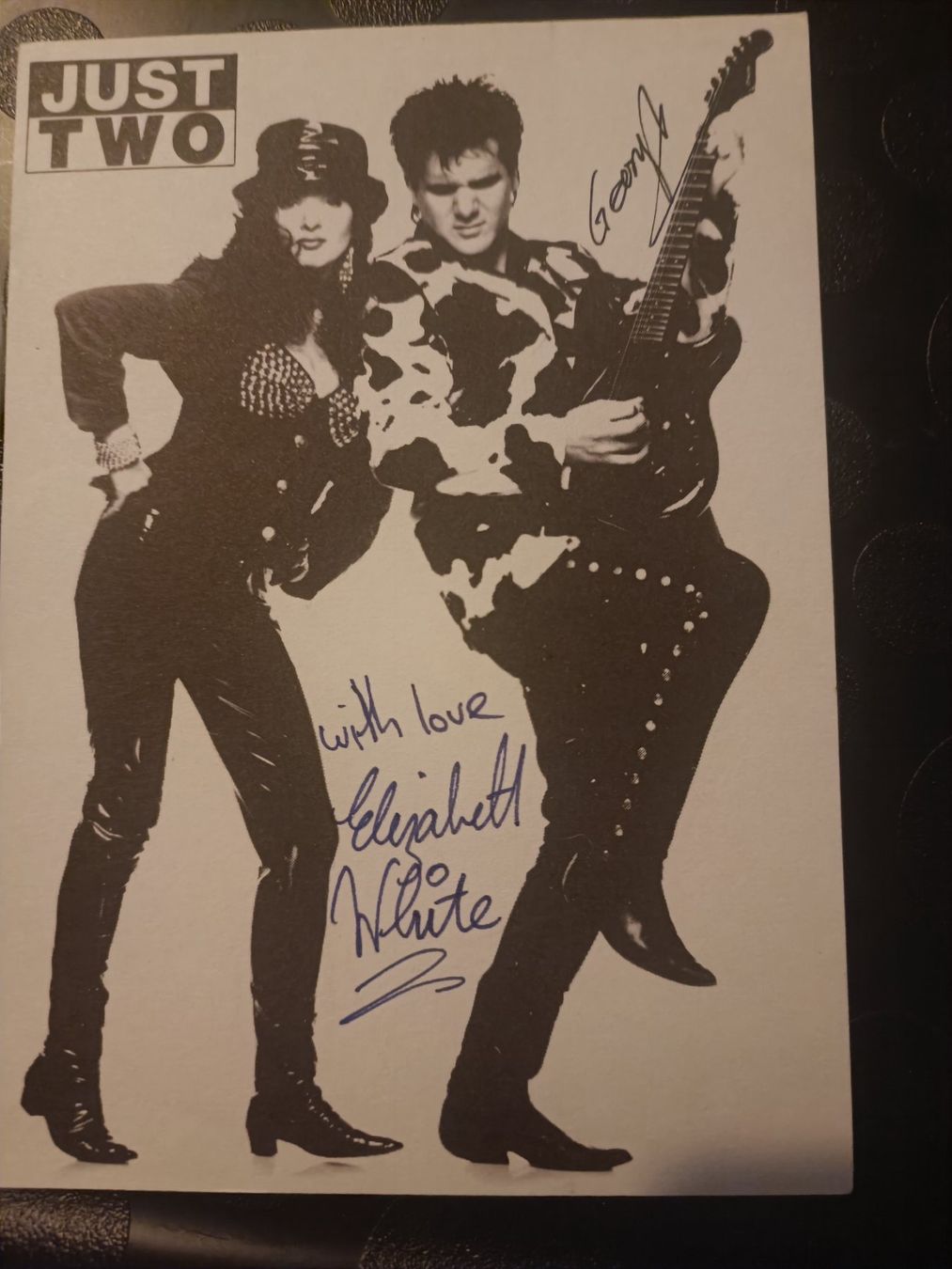 Autografi: Just Two - handsigniert aus den 90er Jahren – Usato da Menziken venduto da Artographs
