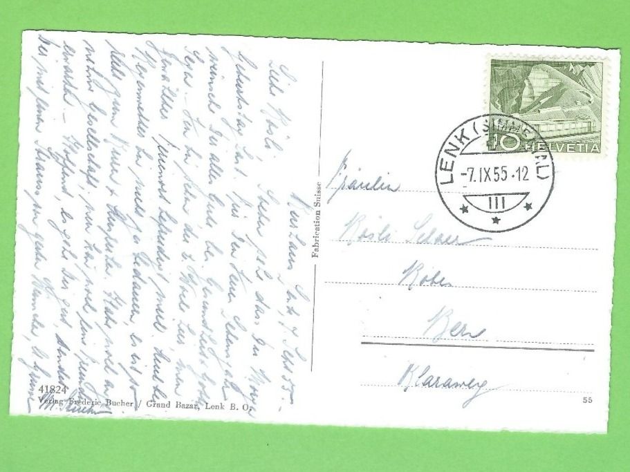 Cartoline postali: Lenk – Nuovo (secondo la descrizione) da Zürich venduto da t24_de 1