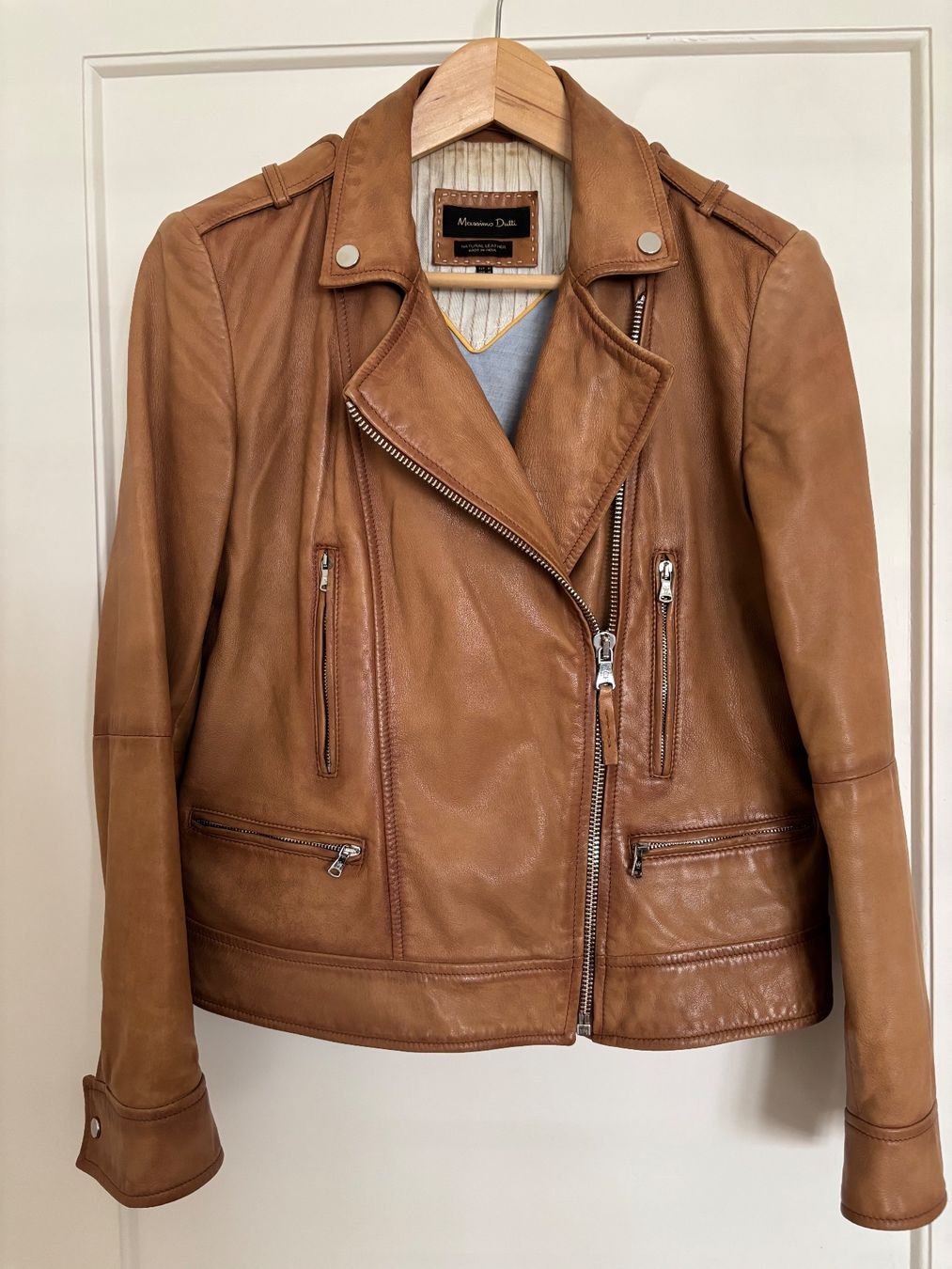 Massimo Dutti Giacche: Lederjacke MASSIMO DUTTI, Grösse M, Farbe Caramelbraun – Usato da Zürich venduto da ritschi37