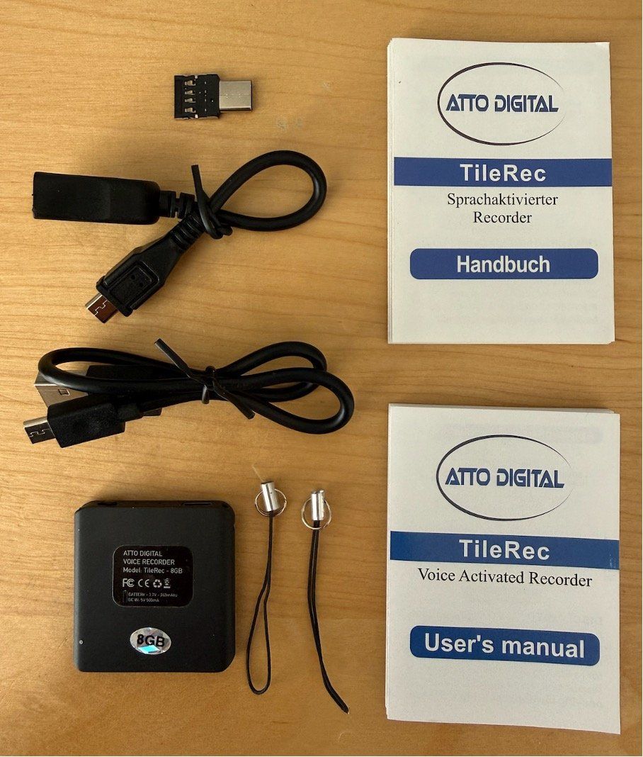Enregistreurs: Diktiergerät Attodigital TileRec – D'occasion à Künten par Morepower 1