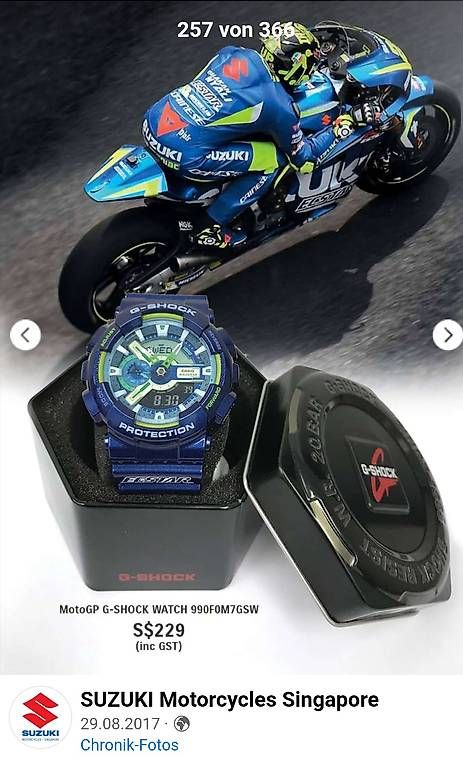 Casio Montres: Suzuki Moto GP G-Shock limited Ed. – D'occasion à Otelfingen par YJ3000 4