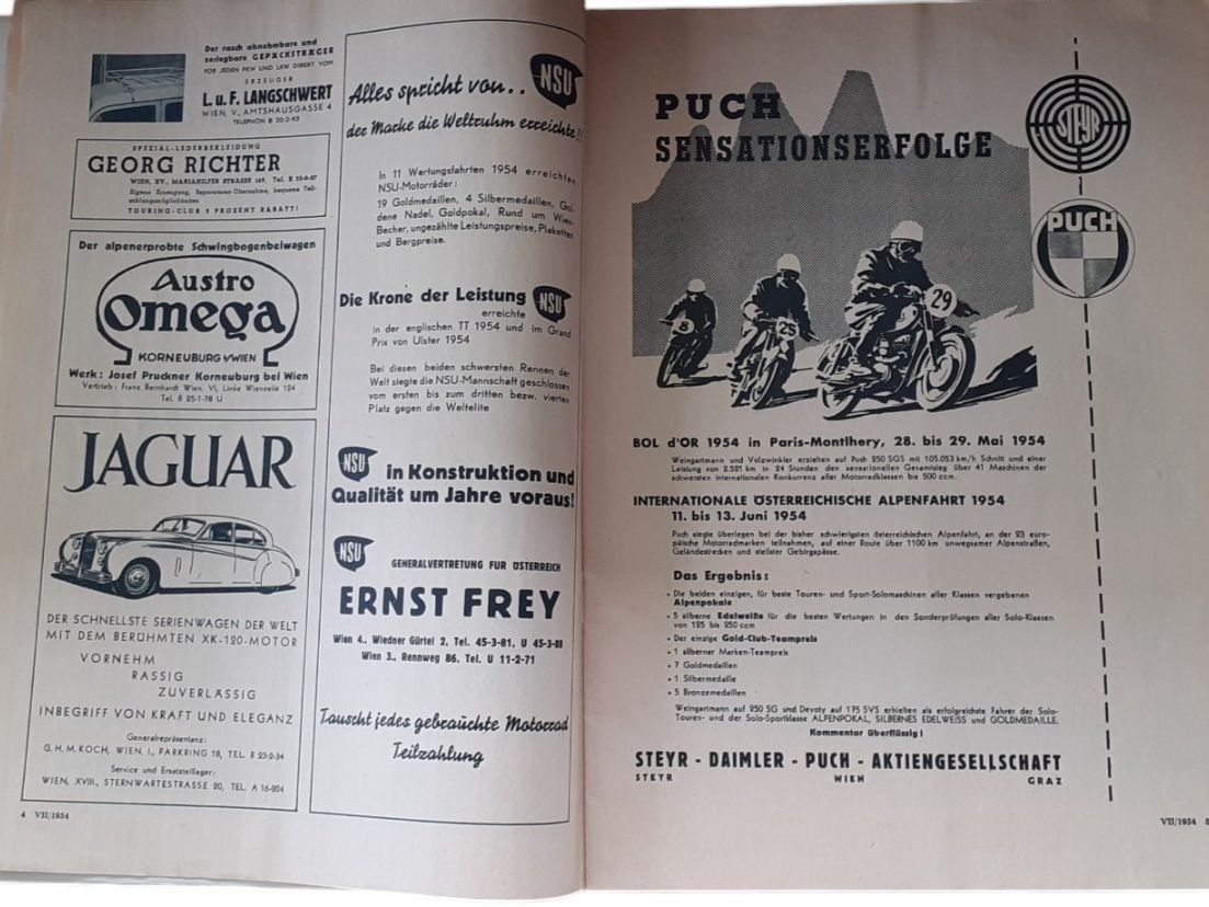 Zeitschriften & Magazine: Auto Toruing 1954 – Gebraucht aus Mörschwil von aik_x8mc 5