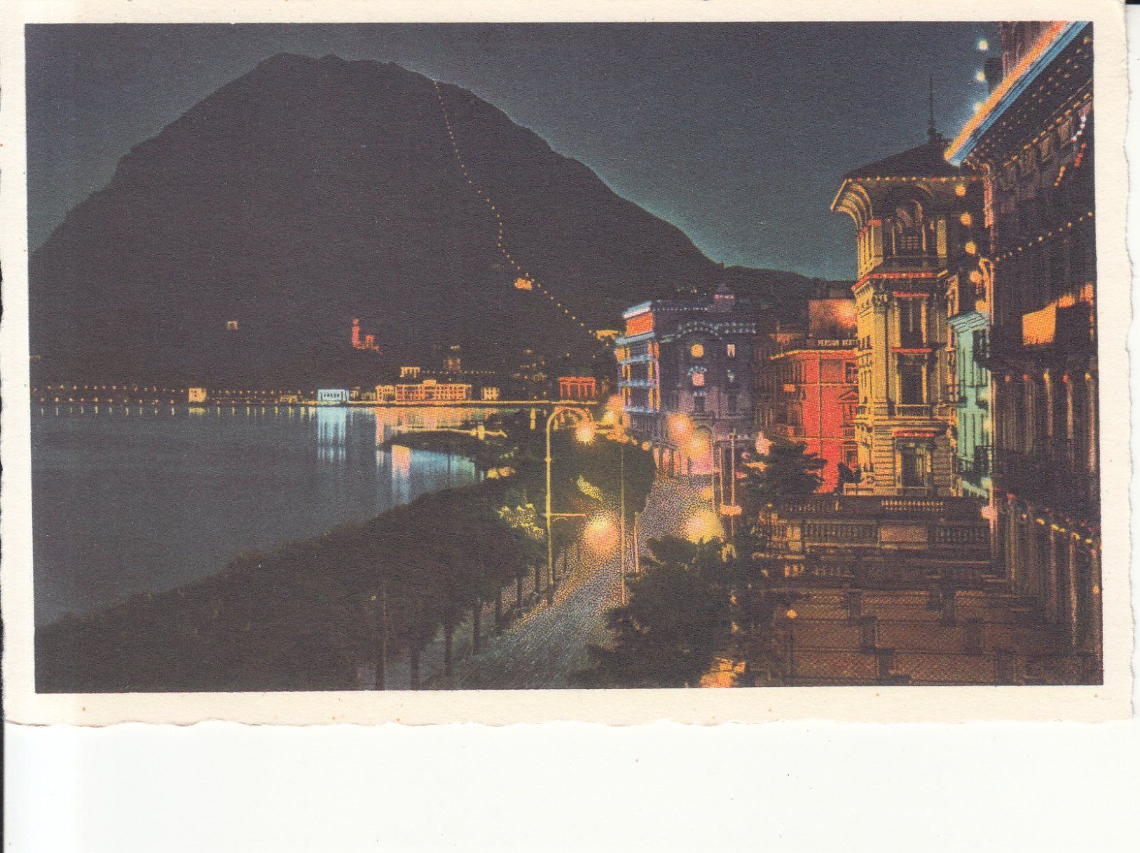 Cartoline postali: Lugano ca. 1950 – Usato da Bürglen TG venduto da StampGraf
