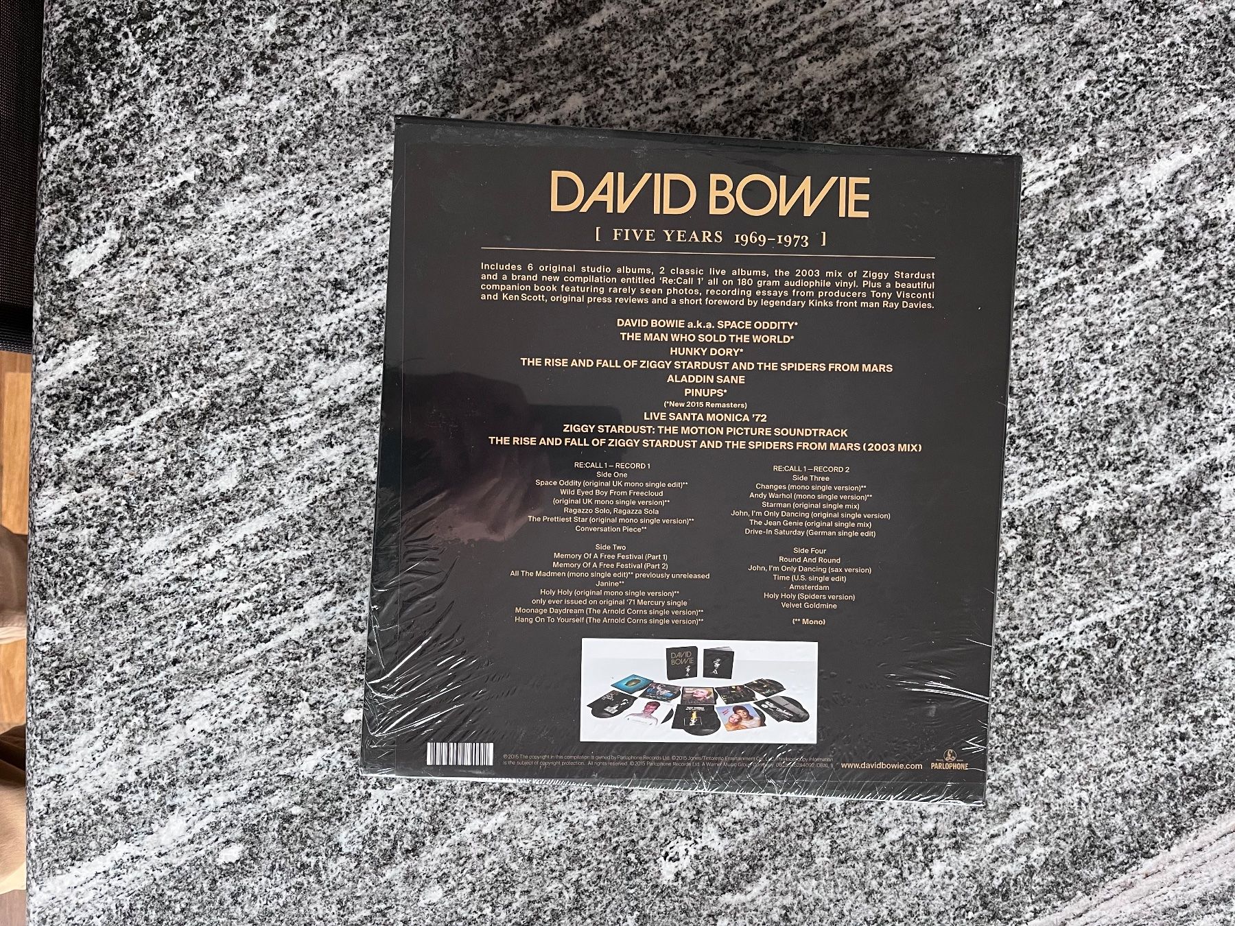 Dischi in vinile: David Bowie Five Years 1969-1973 Box – Nuovo e nell'imballaggio originale da Biel/Bienne venduto da osajost 1