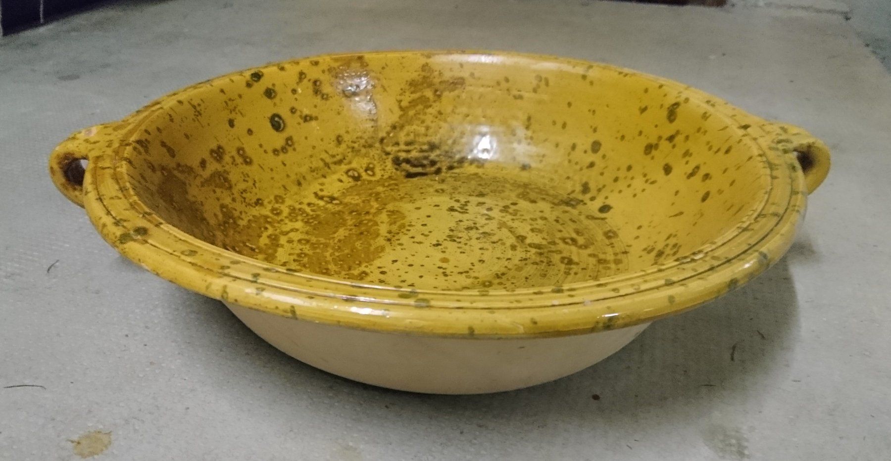 Servierplatten: Grand plat en terre cuite – Neu (gemäss Beschreibung) aus Châtelaine von fil_7lqg